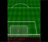 une photo d'Ã©cran de Eric Cantona Football Challenge sur Nintendo Super Nes